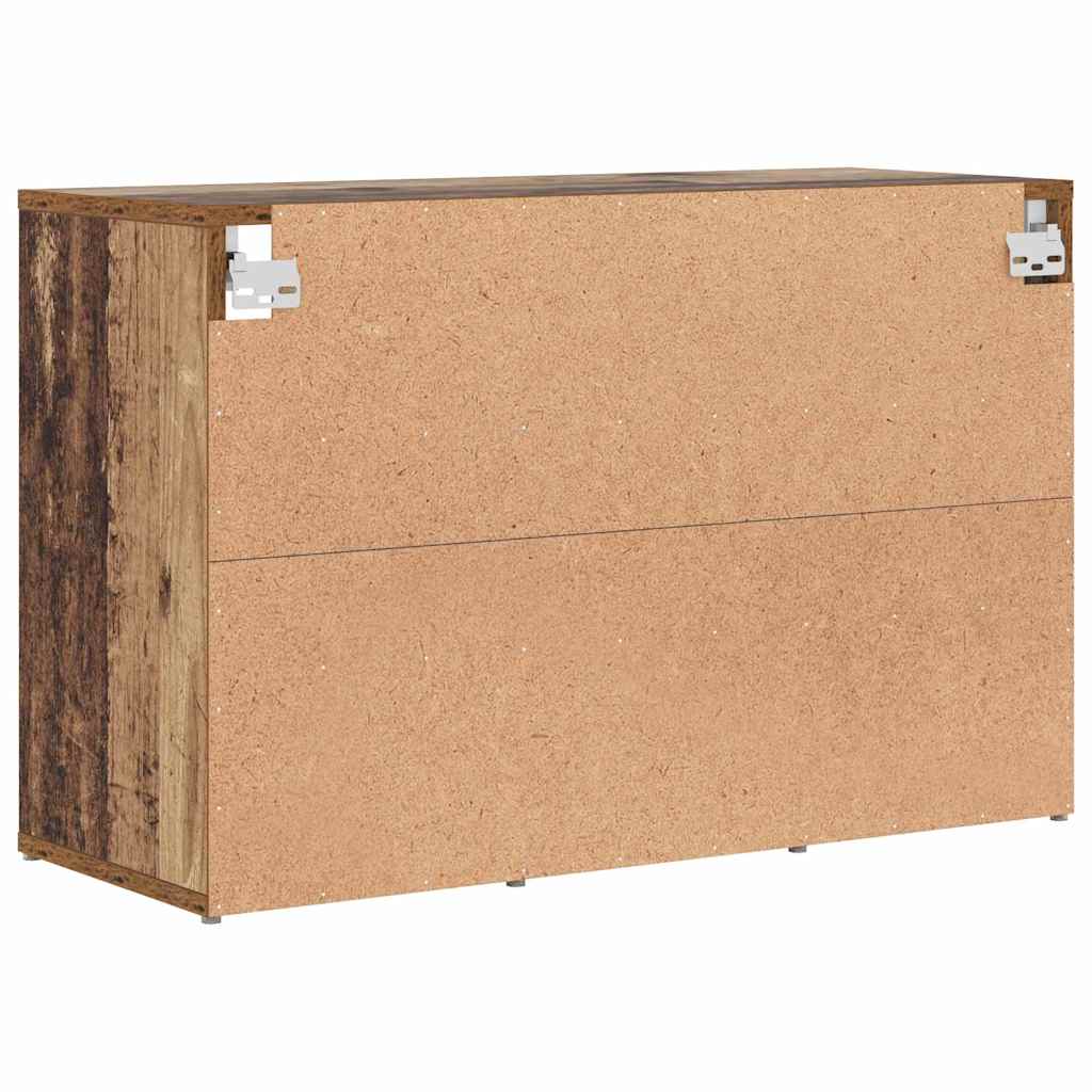 Sko skab 77,5 x 30 x 51 cm Konstrueret træ Gammelt træ