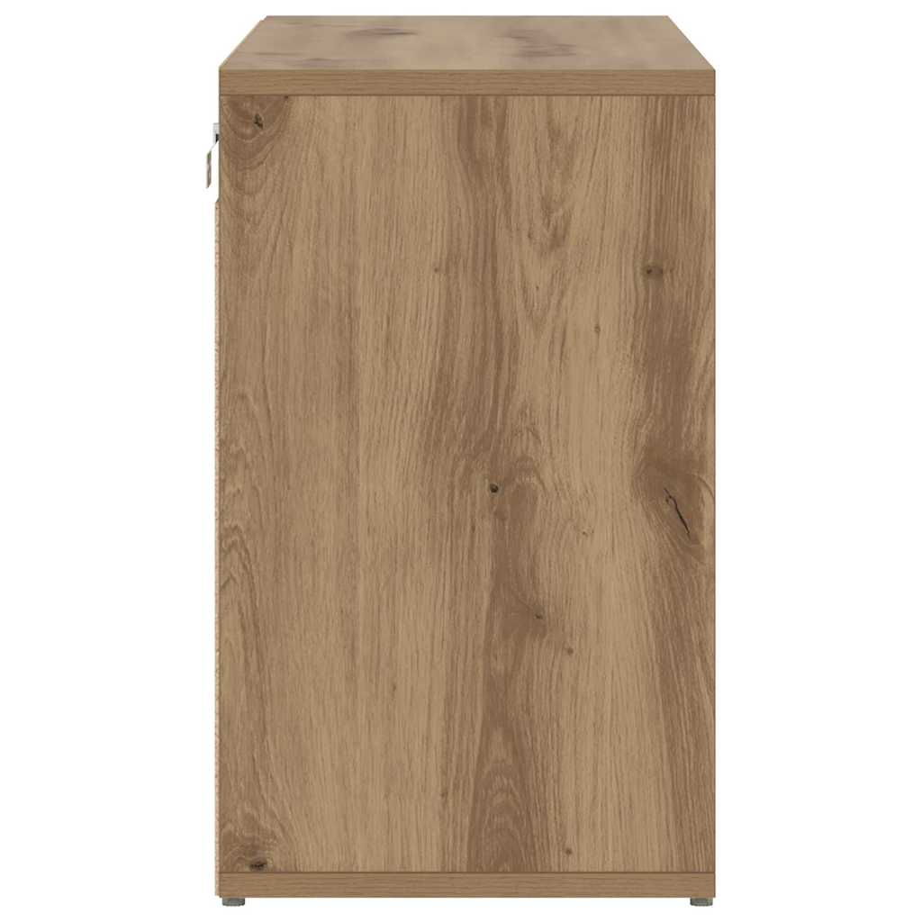 Sko skab 77,5 x 30 x 51 cm Konstrueret træ Artisan-eg