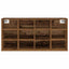 Sko skab 103 x 30 x 51 cm Konstrueret træ Gammelt træ
