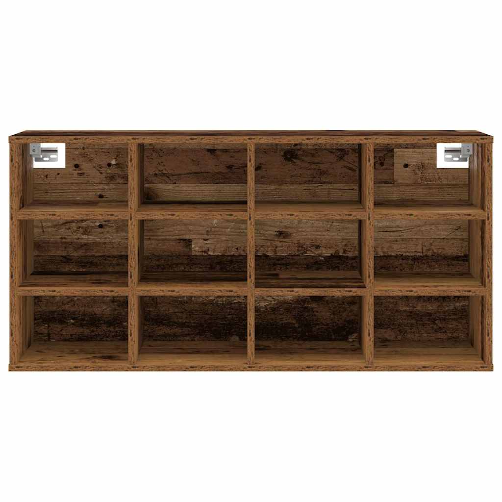 Sko skab 103 x 30 x 51 cm Konstrueret træ Gammelt træ