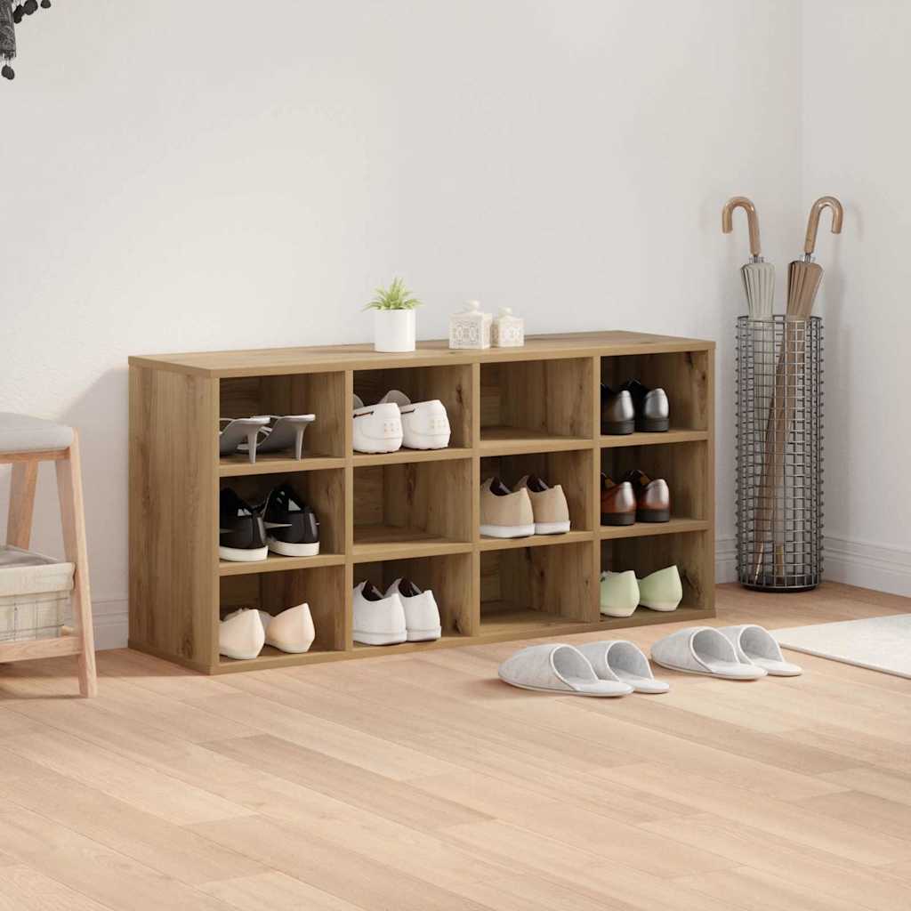 Sko skab 103 x 30 x 51 cm Konstrueret træ Artisan-eg