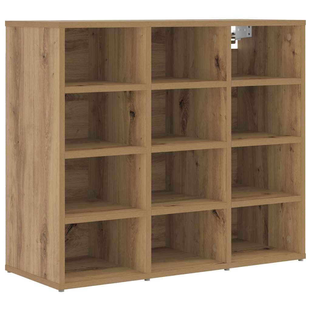 Sko skab 77,5 x 30 x 67 cm Konstrueret træ Artisan-eg
