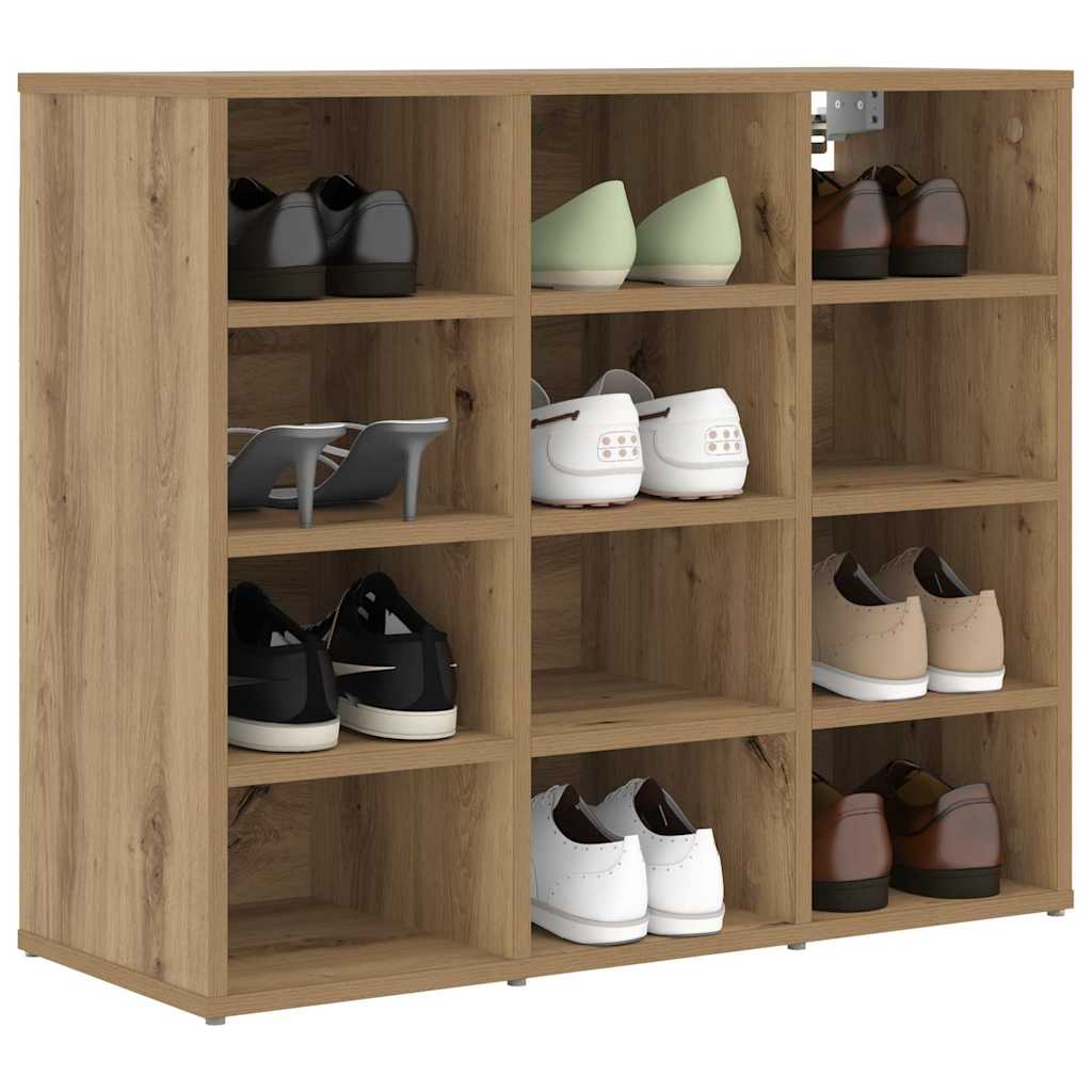 Sko skab 77,5 x 30 x 67 cm Konstrueret træ Artisan-eg
