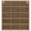 Sko skab 77,5 x 30 x 83,5 cm Konstrueret træ Artisan-eg