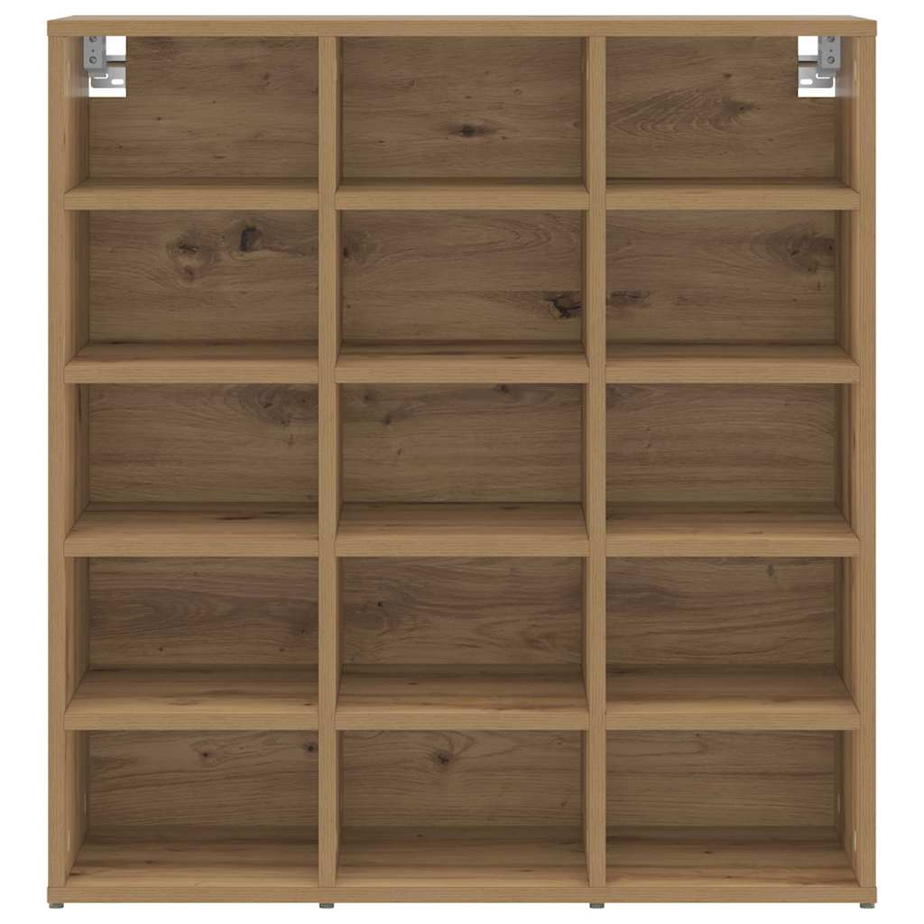 Sko skab 77,5 x 30 x 83,5 cm Konstrueret træ Artisan-eg