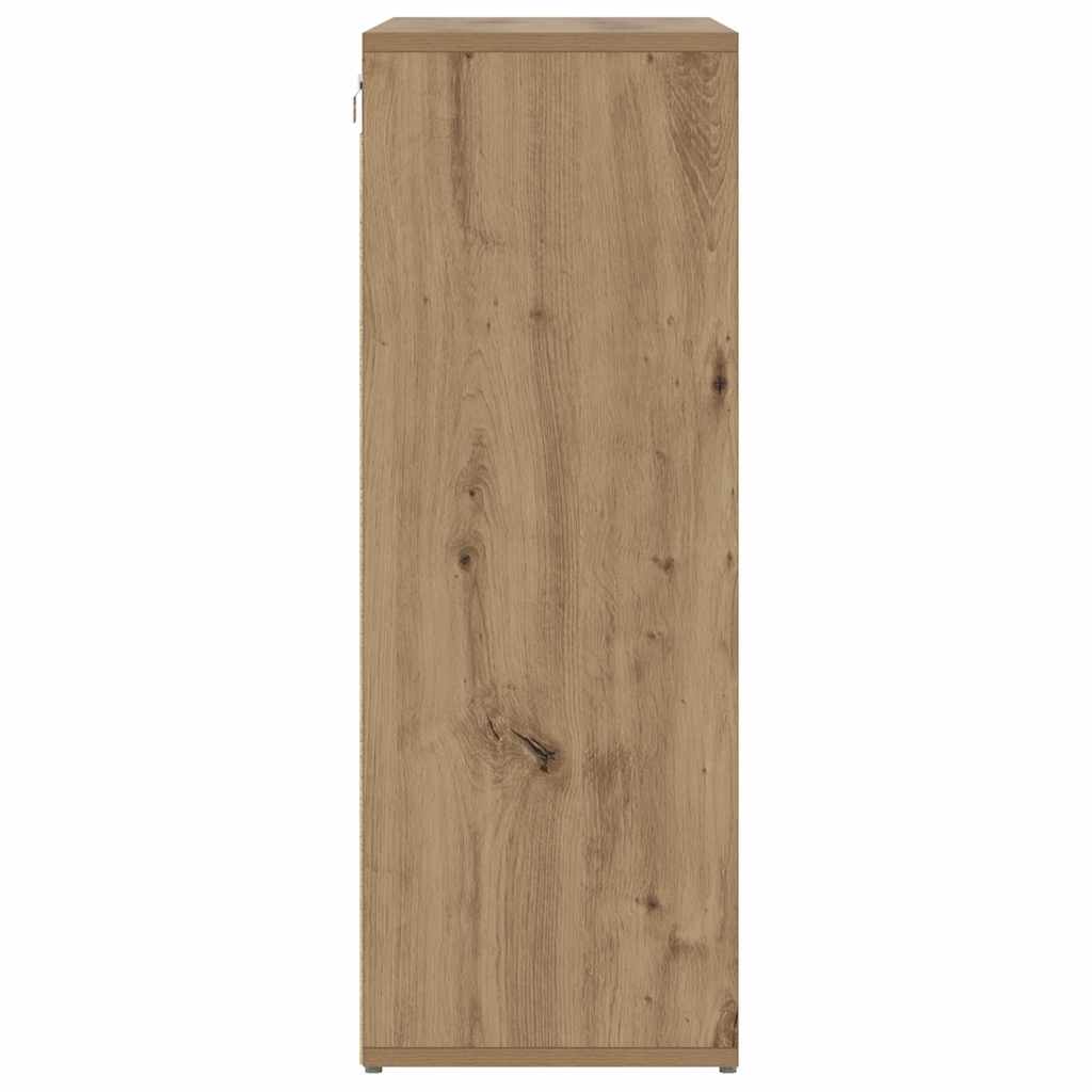 Sko skab 77,5 x 30 x 83,5 cm Konstrueret træ Artisan-eg