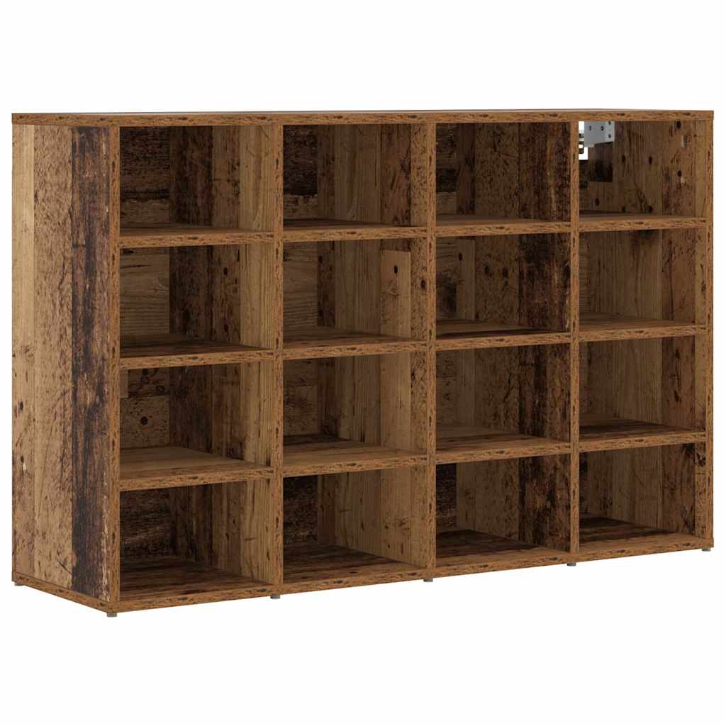 Sko skab 103 x 30 x 67 cm Konstrueret træ Gammelt træ