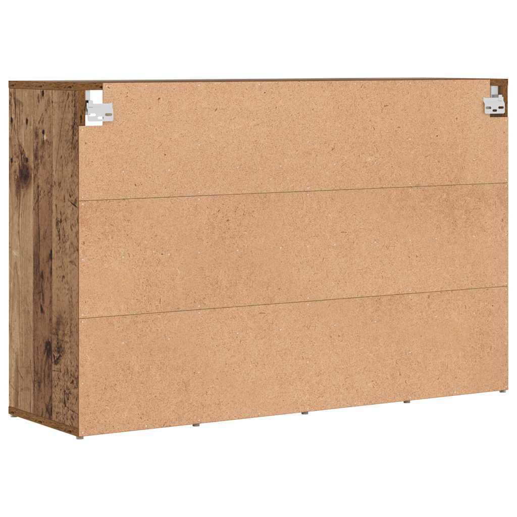 Sko skab 103 x 30 x 67 cm Konstrueret træ Gammelt træ
