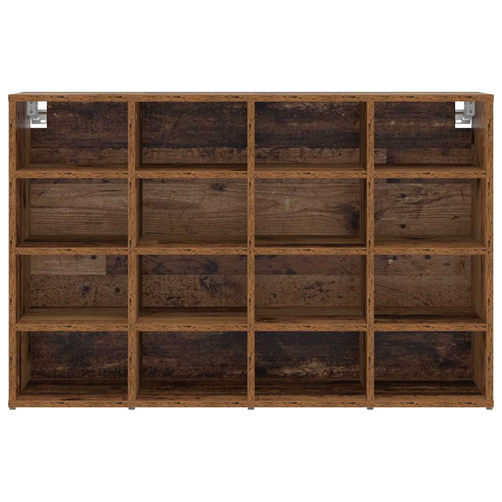 Sko skab 103 x 30 x 67 cm Konstrueret træ Gammelt træ