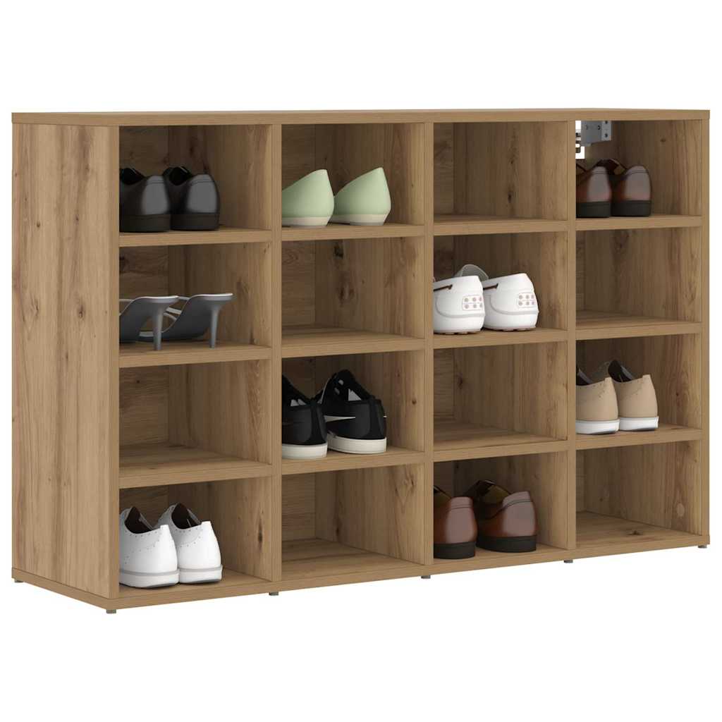 Sko skab 103 x 30 x 67 cm Konstrueret træ Artisan-eg