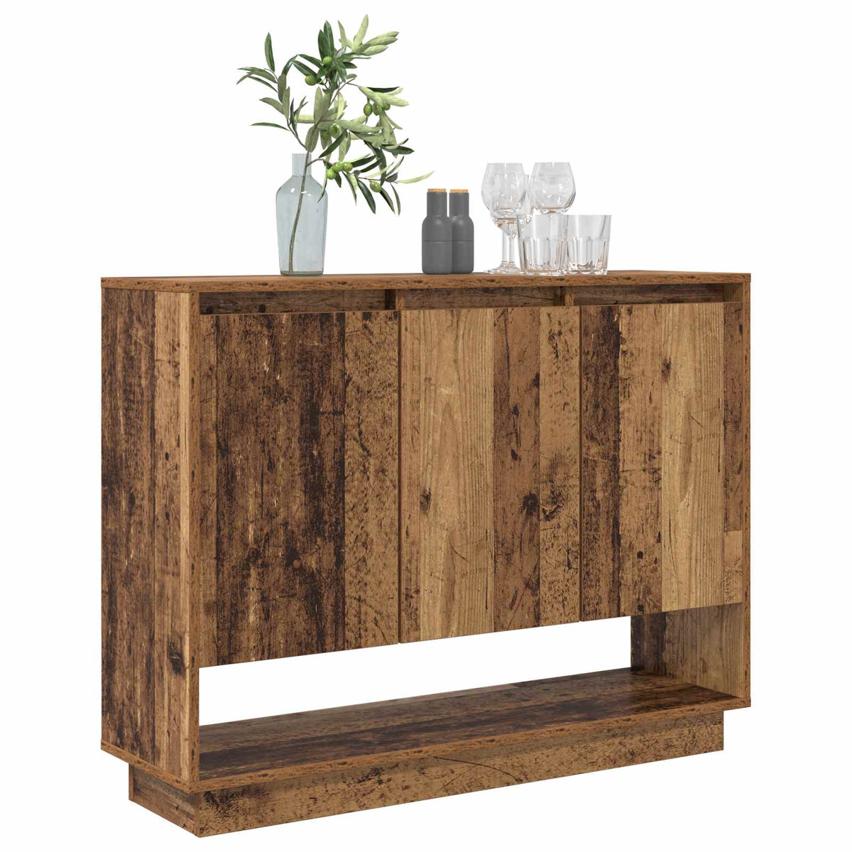 Sideboard Gammelt træ 97 x 29 x 75 cm Konstrueret træ
