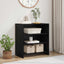 Sideboard Sort 70 x 41 x 75 cm Konstrueret træ