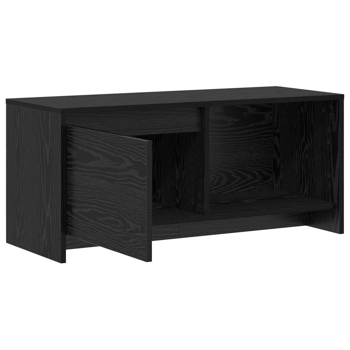TV-møbelsæt 90 x 35 x 40 cm Sort eg Konstrueret træ
