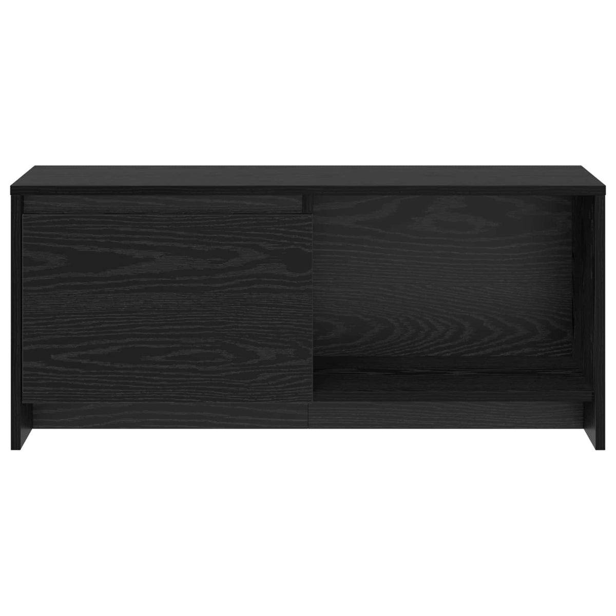 TV-møbelsæt 90 x 35 x 40 cm Sort eg Konstrueret træ