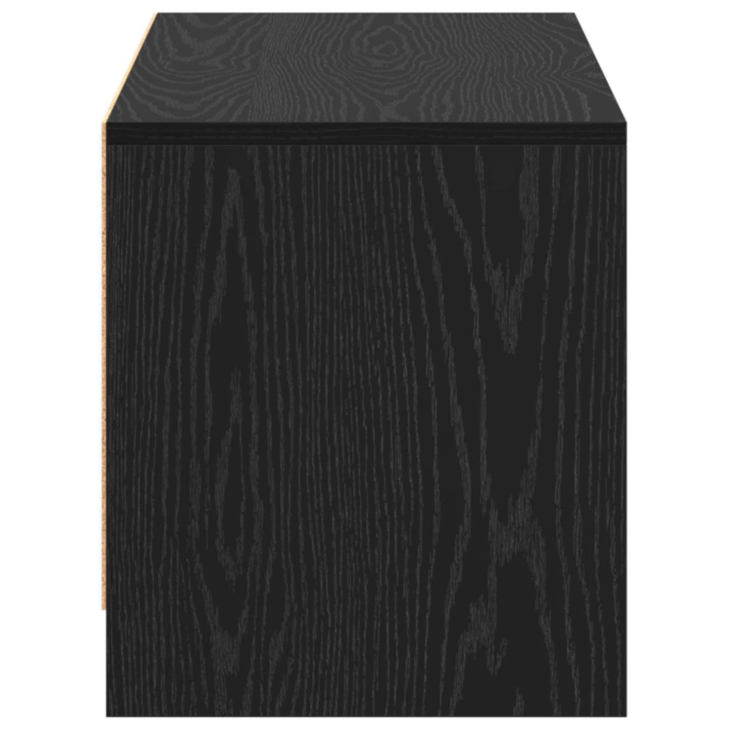 TV-møbelsæt 90 x 35 x 40 cm Sort eg Konstrueret træ