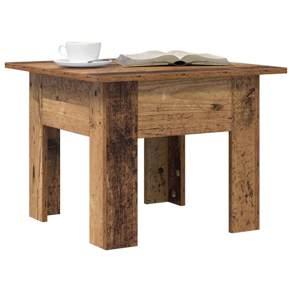 Sofabord Gammelt træ 55 x 55 x 42 cm Konstrueret træ