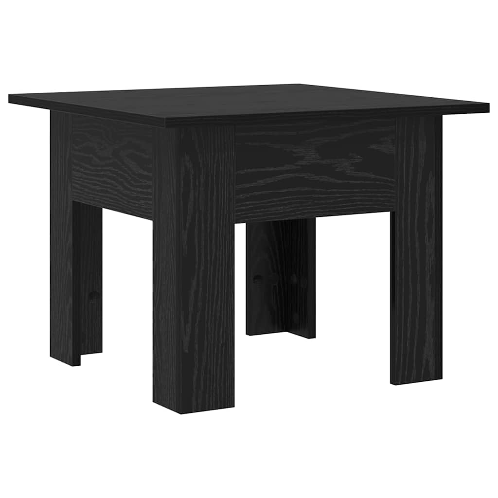 Sofabord Sort eg 55 x 55 x 42 cm Konstrueret træ