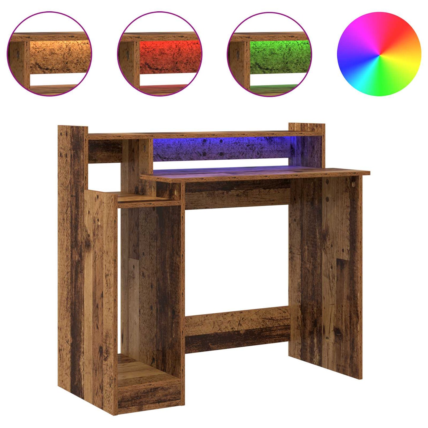 Bord Gammelt træ 97 x 45 x 90 cm Konstrueret træ