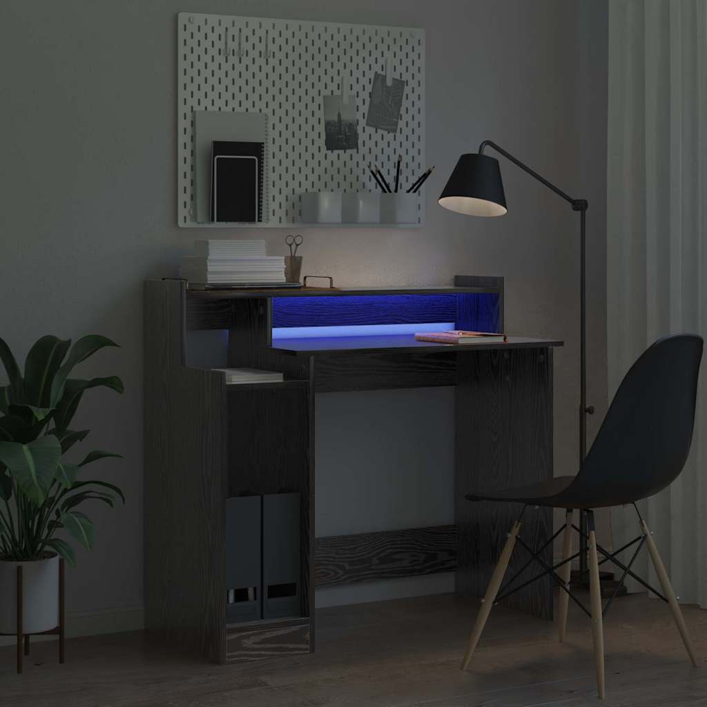 Bord Sort eg 97 x 45 x 90 cm Konstrueret træ