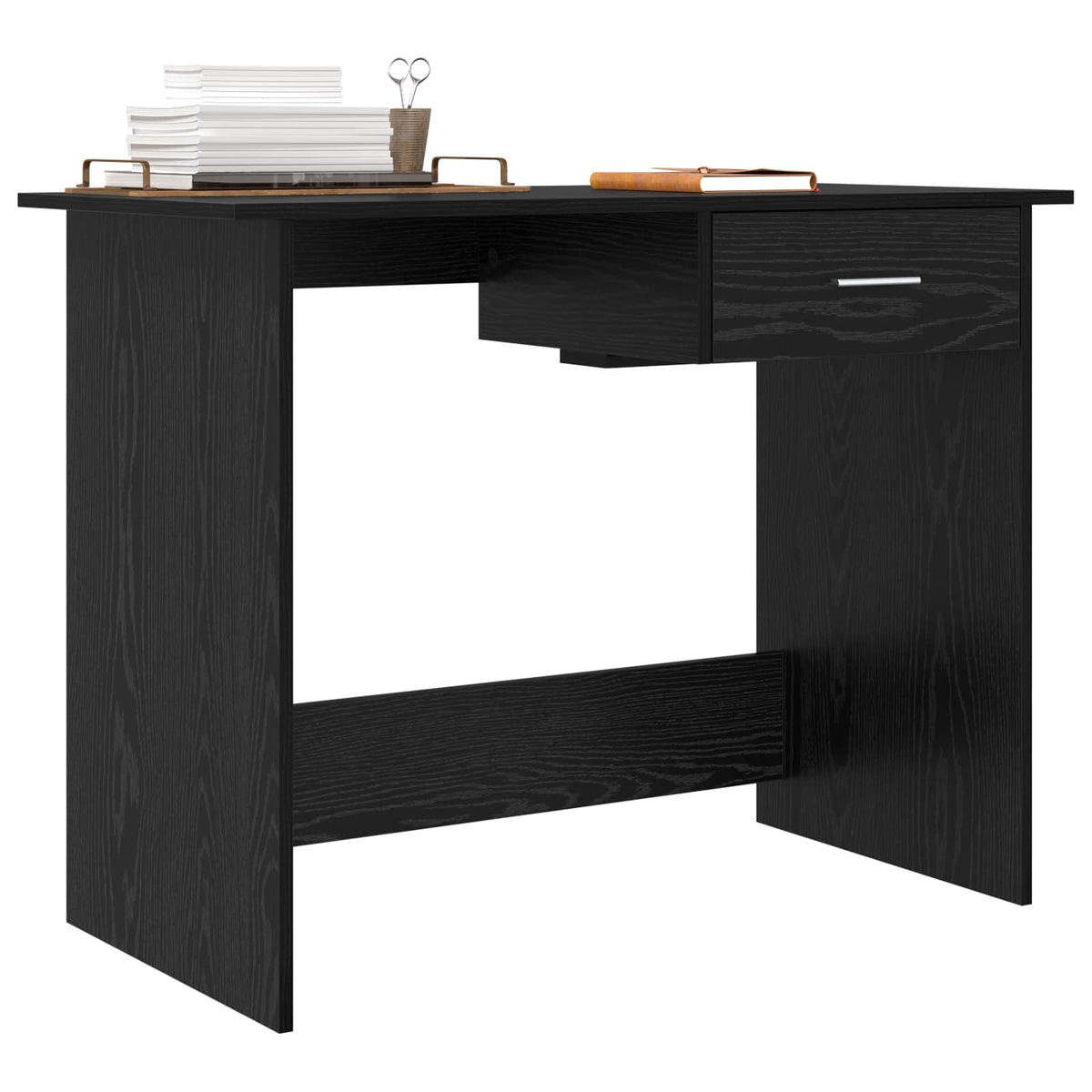 Bord Sort eg 100 x 50 x 76 cm Konstrueret træ