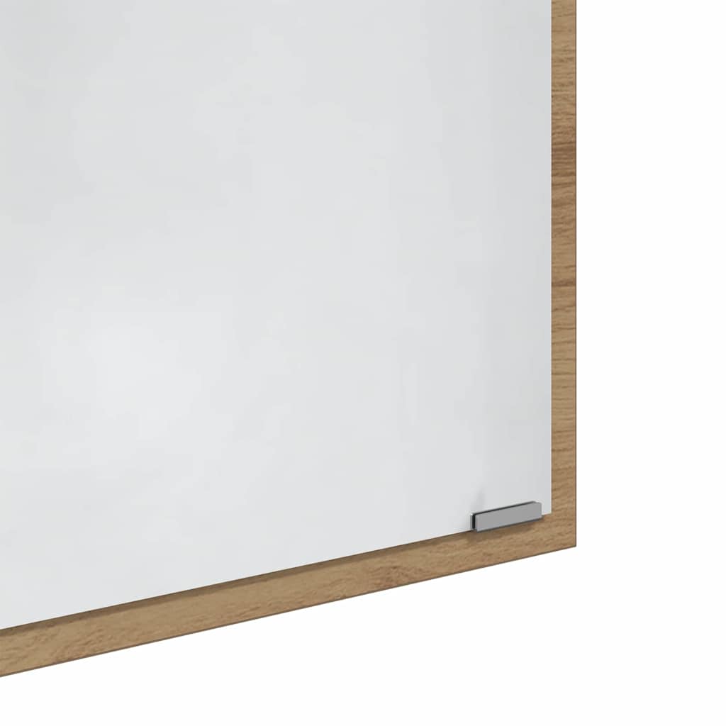 LED badeværelsesspejl Artisan Egetræ 40 x 37 x 8.5 cm