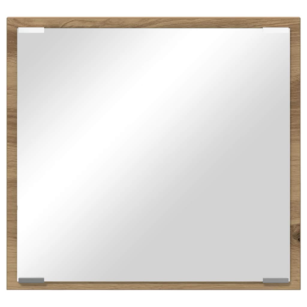 LED badeværelsesspejl Artisan Egetræ 40 x 37 x 8.5 cm