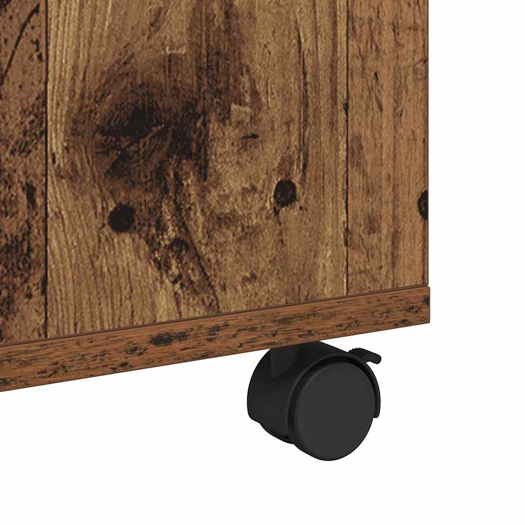 Sofabord Gammelt træ 75 x 75 x 38 cm Konstrueret træ