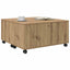 Sofabord Artisan Egetræ 75 x 75 x 38 cm Konstrueret træ