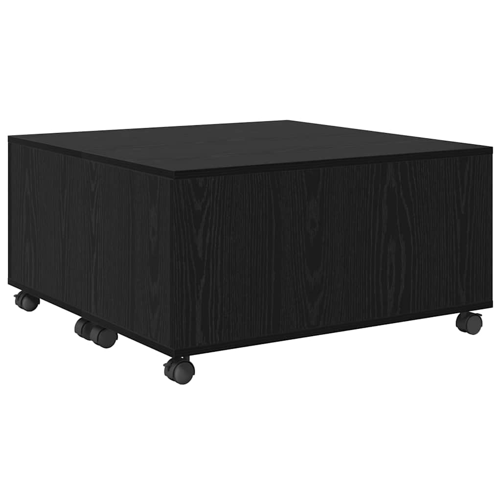 Sofabord Sort eg 75 x 75 x 38 cm Konstrueret træ