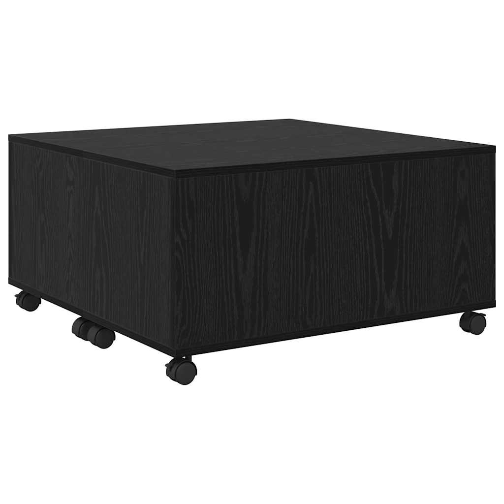 Sofabord Sort eg 75 x 75 x 38 cm Konstrueret træ