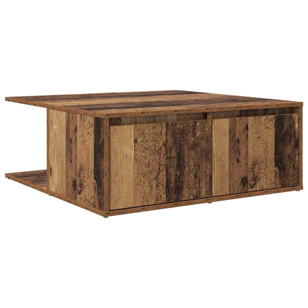 Sofabord Gammelt træ 80 x 80 x 31.5 cm Konstrueret træ