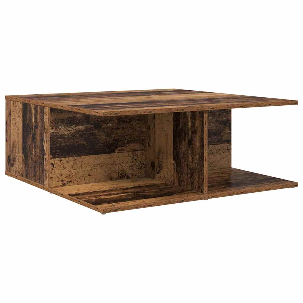 Sofabord Gammelt træ 80 x 80 x 31.5 cm Konstrueret træ