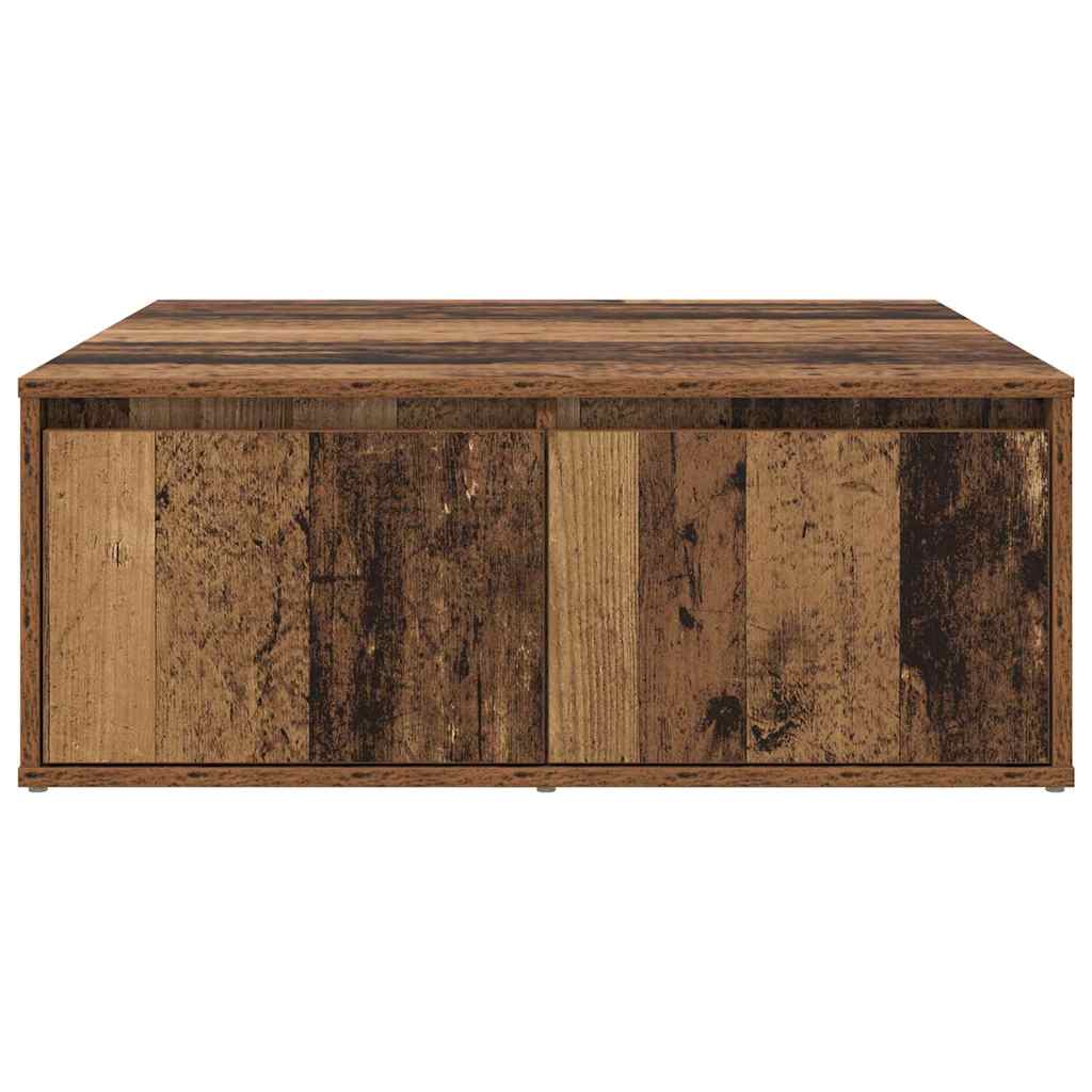 Sofabord Gammelt træ 80 x 80 x 31.5 cm Konstrueret træ