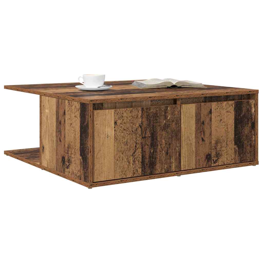 Sofabord Gammelt træ 80 x 80 x 31.5 cm Konstrueret træ