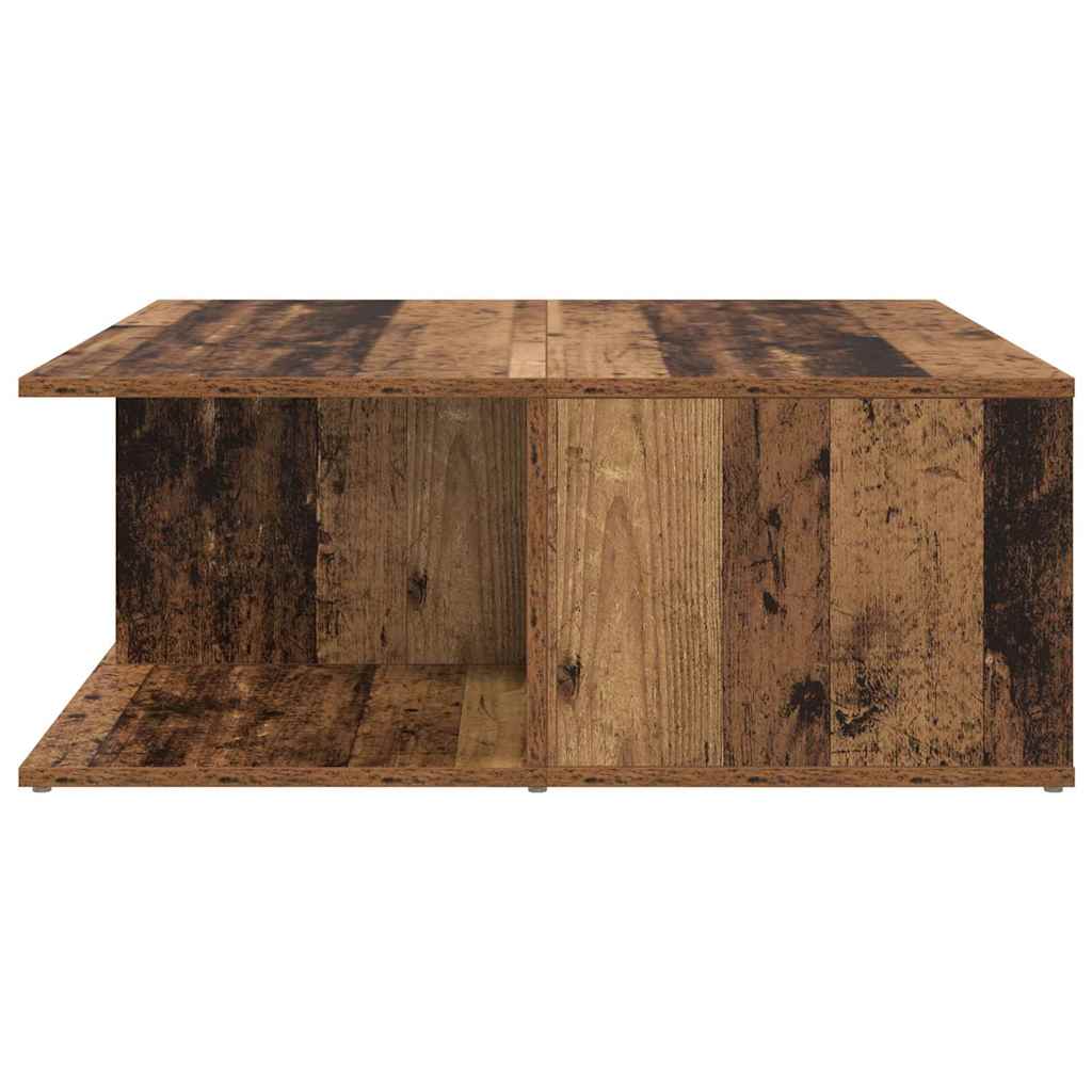 Sofabord Gammelt træ 80 x 80 x 31.5 cm Konstrueret træ