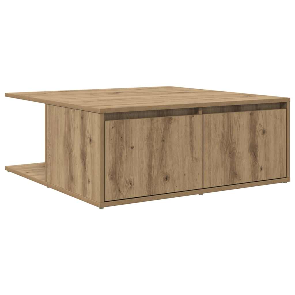 Sofabord artisan eg 80 x 80 x 31.5 cm Konstrueret træ