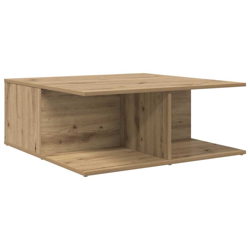 Sofabord artisan eg 80 x 80 x 31.5 cm Konstrueret træ