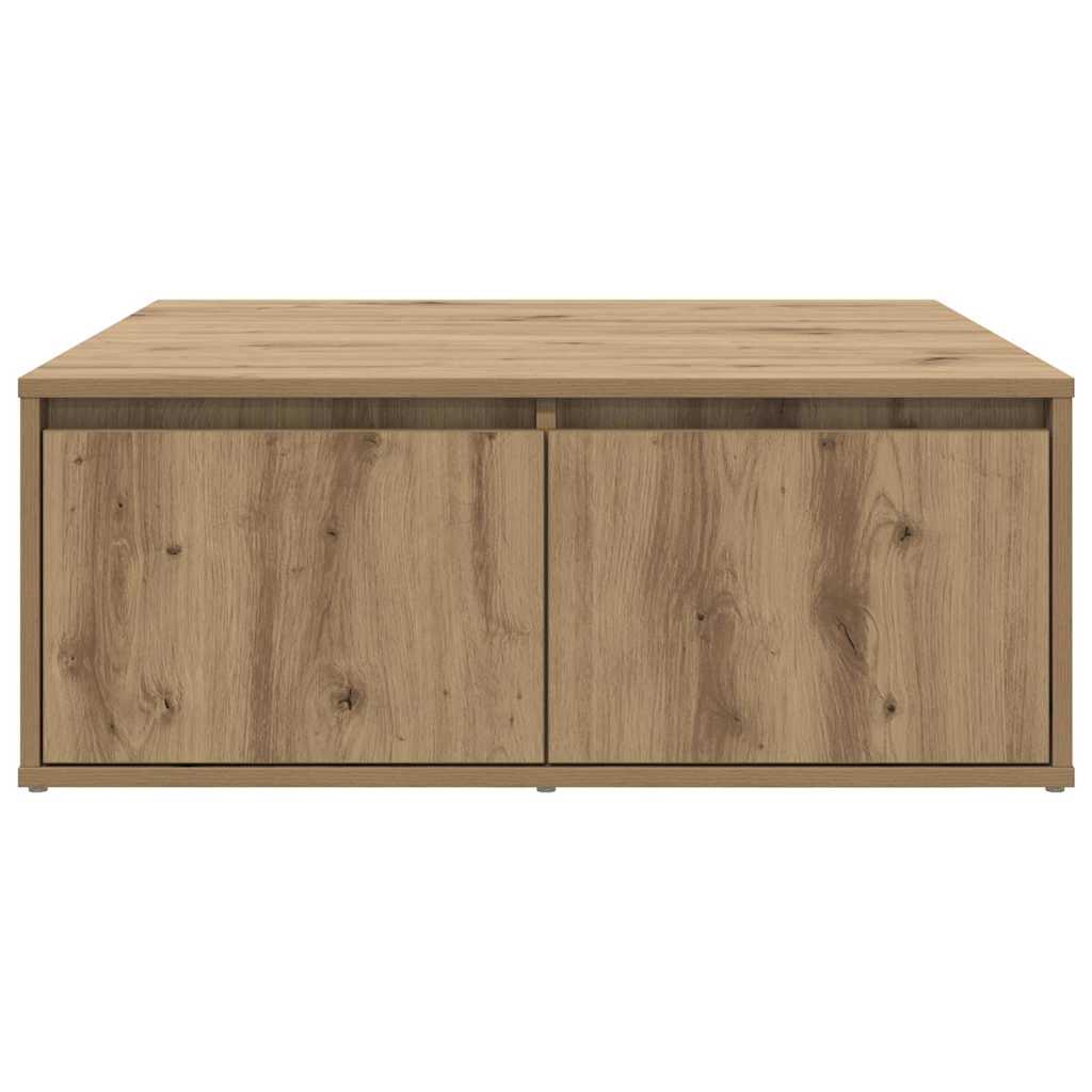 Sofabord artisan eg 80 x 80 x 31.5 cm Konstrueret træ