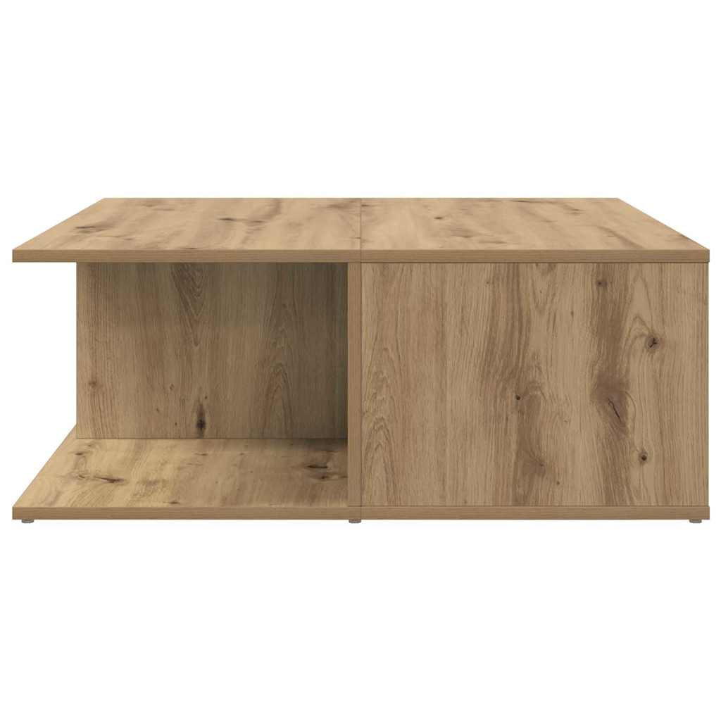 Sofabord artisan eg 80 x 80 x 31.5 cm Konstrueret træ