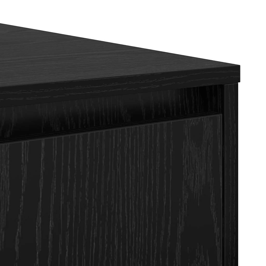 Sofabord Sort eg 80 x 80 x 31.5 cm Konstrueret træ