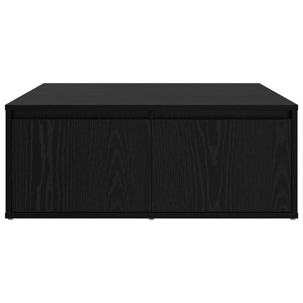 Sofabord Sort eg 80 x 80 x 31.5 cm Konstrueret træ