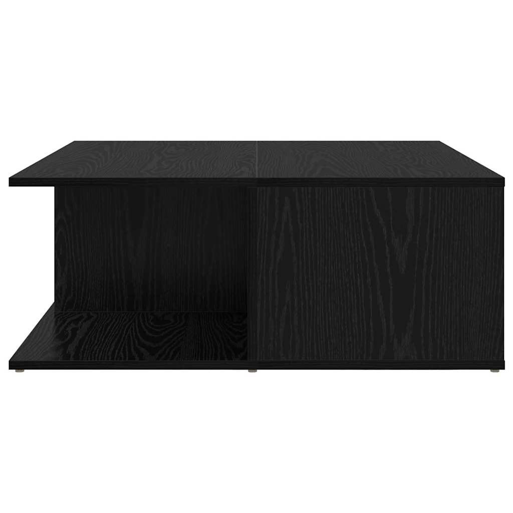 Sofabord Sort eg 80 x 80 x 31.5 cm Konstrueret træ