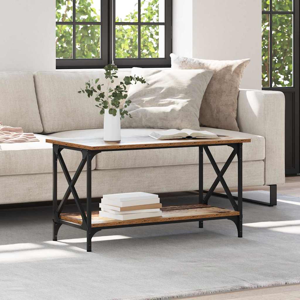 Sofabord Gammelt træ 80 x 45 x 45.5 cm Konstrueret træ