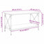 Sofabord Sort eg 80 x 45 x 45.5 cm Konstrueret træ