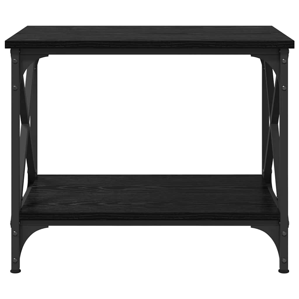 Sidebord Sort eg 55 x 38 x 45 cm Konstrueret træ