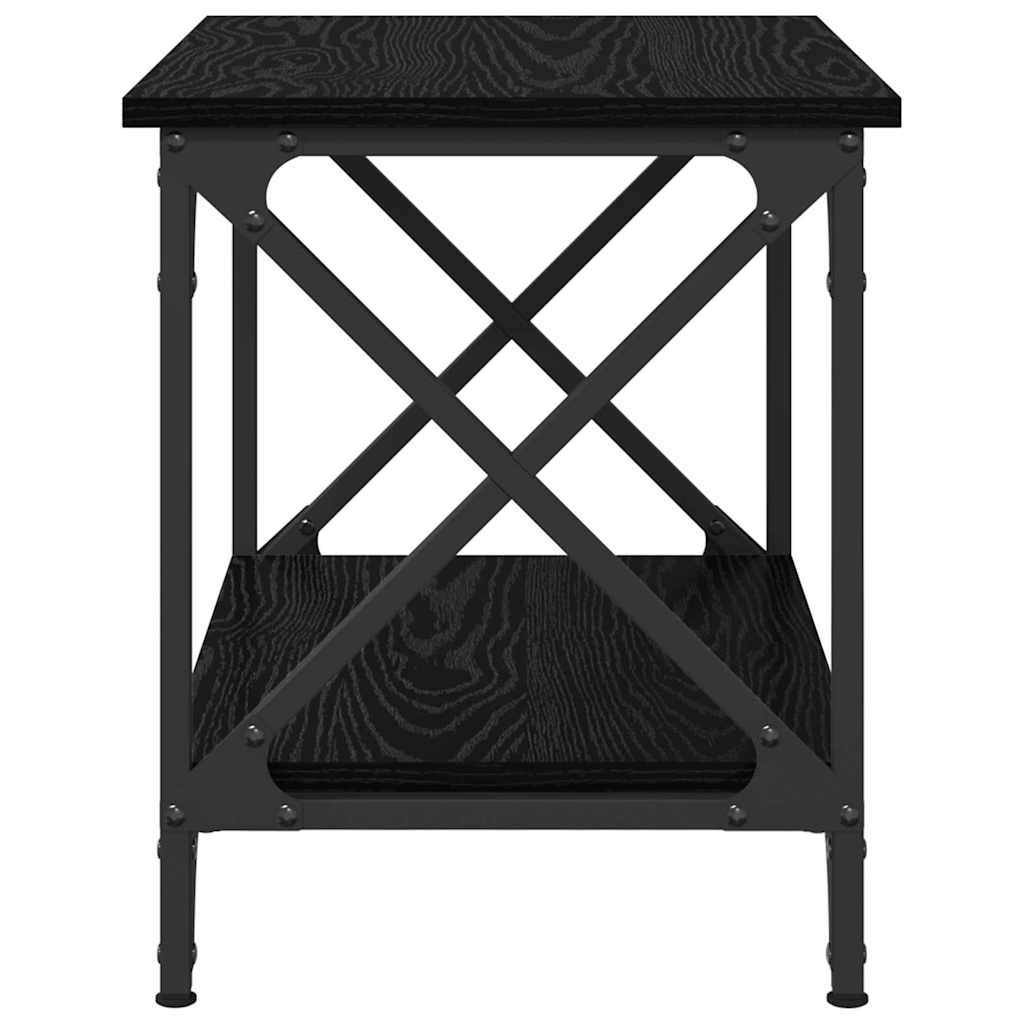 Sidebord Sort eg 55 x 38 x 45 cm Konstrueret træ