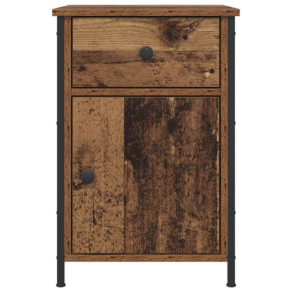 Natskab 2 stk. Gammelt træ 40 x 42 x 60 cm Konstrueret træ
