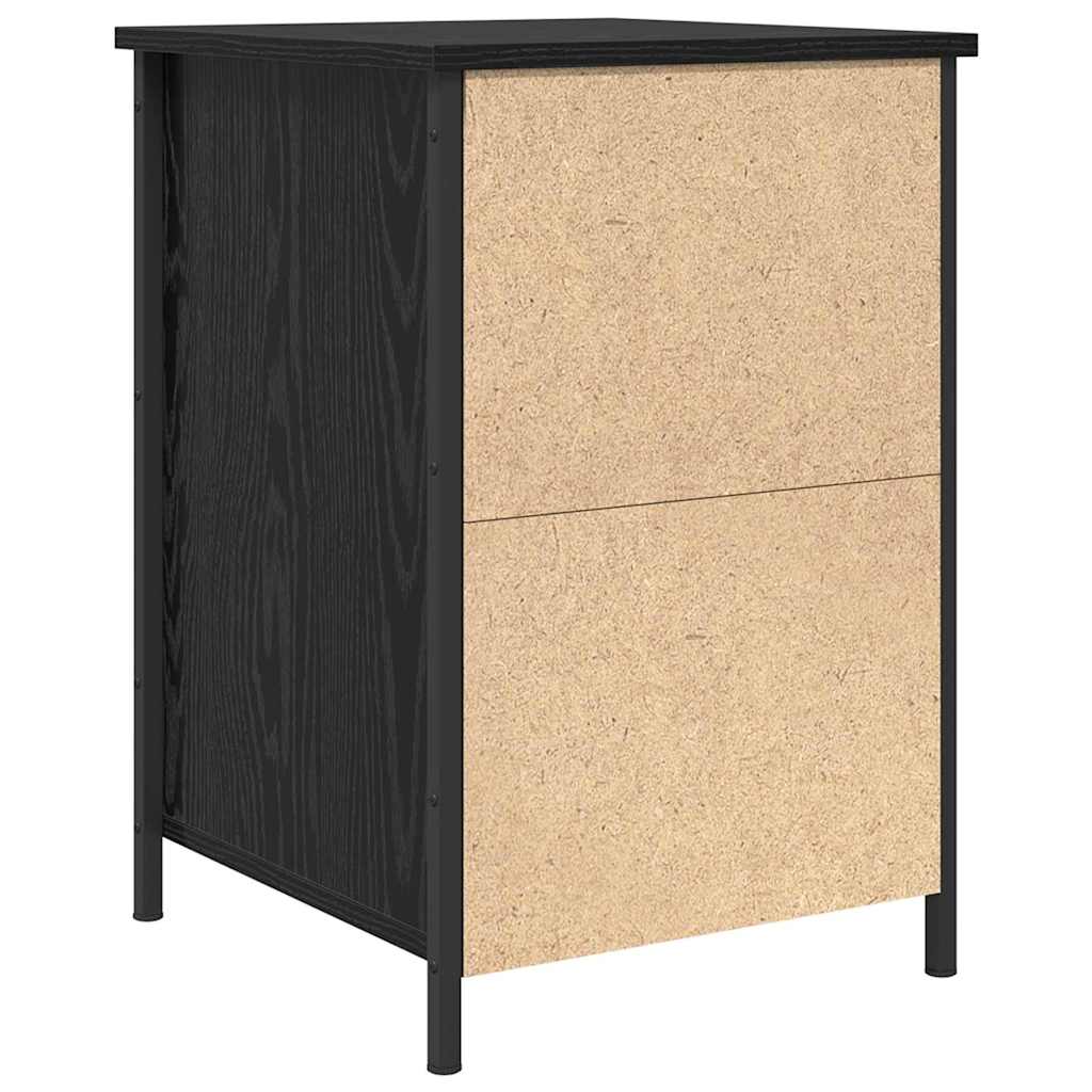 Natskab 2 stk. Sort eg 40 x 42 x 60 cm Konstrueret træ