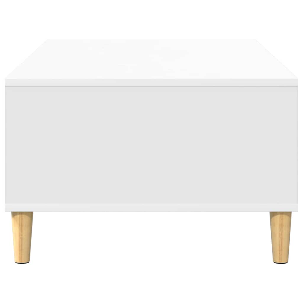 Sofabord Hvid 102 x 55 x 35 cm Konstrueret træ