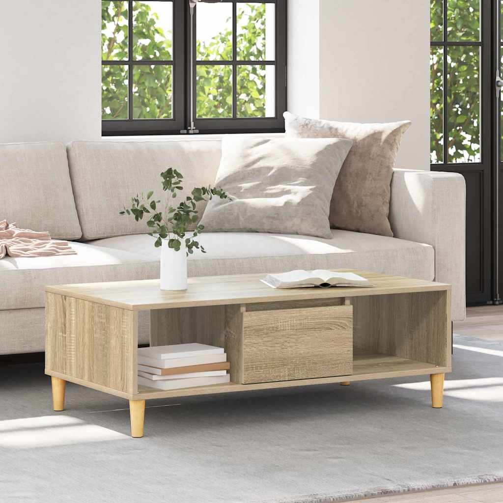 Sofabord Sonoma eg 102 x 55 x 35 cm Konstrueret træ